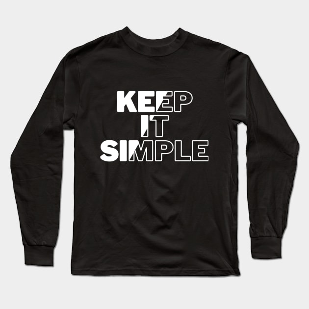 keep it simple Long Sleeve T-Shirt by DELEMA